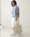 Vanilla Tote Nappy Bag (100% Cotton)