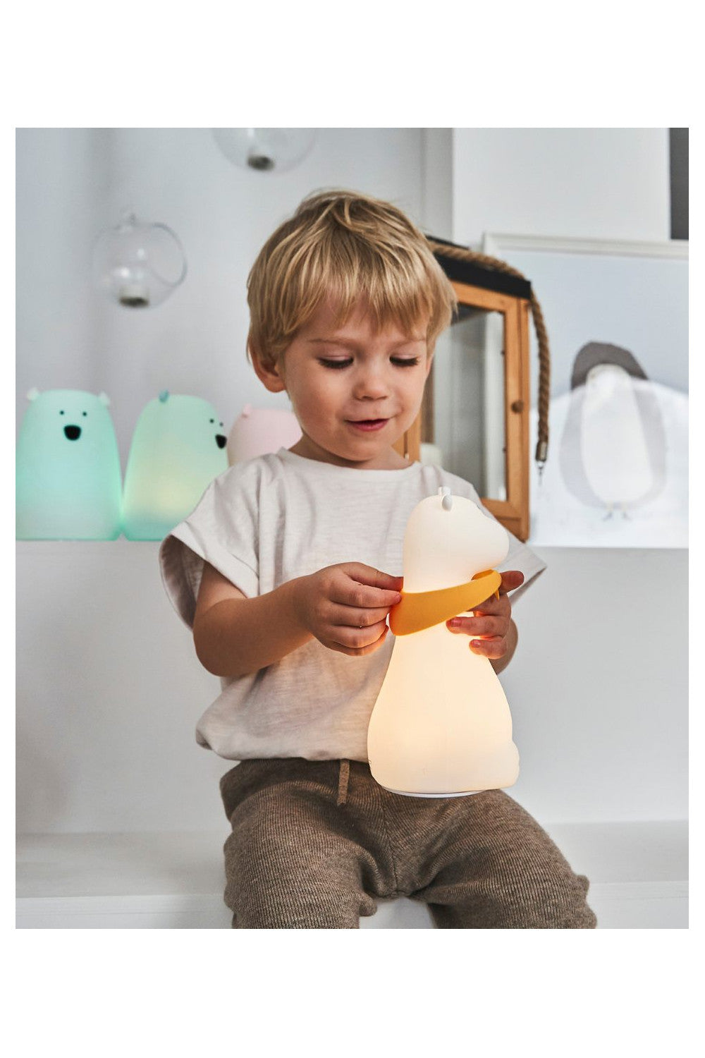 Giraffe Night Lamp – Safe, Colorful LED Companion for Kids by Rabbit &amp; Friends at brixbailey.com
