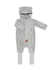 Eared Jumpsuit for Babies and Kids - Fuzzy Grey