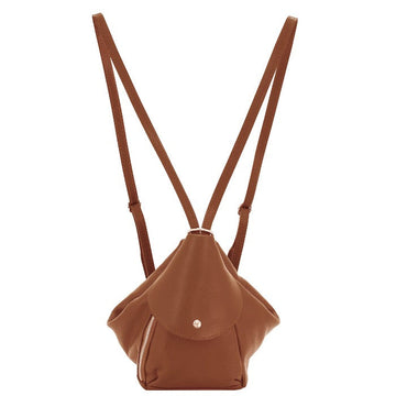 Camel Leather Backpack Shoulder Bag Sostter Brix and Bailey