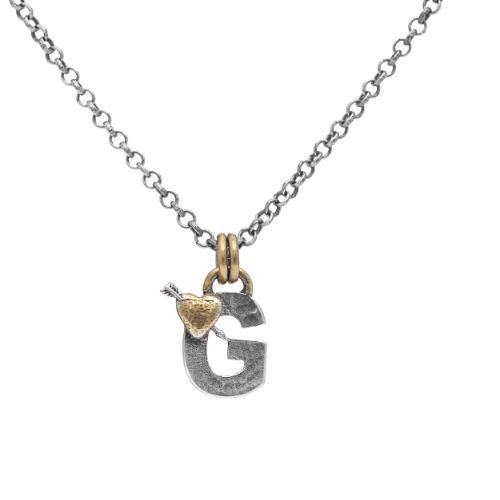 Letter G Initial Pendant Necklace **COMING SOON**