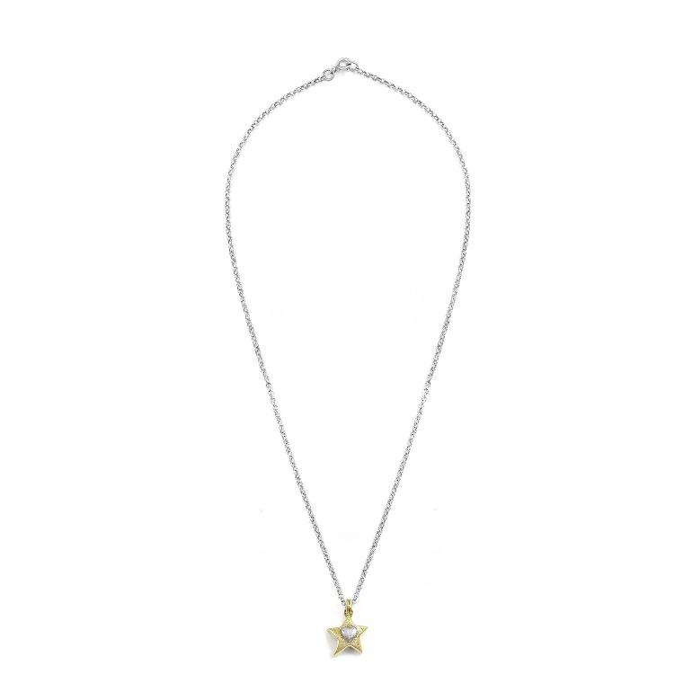 Gold Star Pendant Charm Necklace Brix and Bailey Ethical Bag, Jewllery Brand