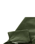 Olive Pebbled Boho Leather Bag Brix and Bailey