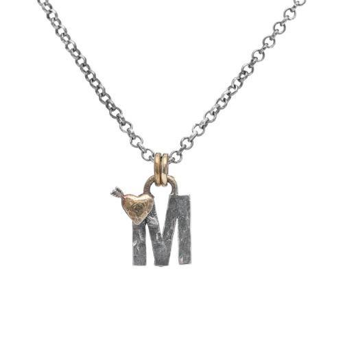 Letter M Initial Pendant Necklace **COMING SOON**