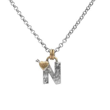 Letter N Initial Pendant Necklace **COMING SOON**