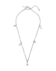 Silver and Gold Multi Charm Necklace Brix and Bailey
