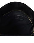 Black Calf Hair Leather Tassel Grab Bag | Biylx - Brix + Bailey