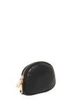 Black Zebra Calf Hair Leather Coin Purse - Brix + Bailey