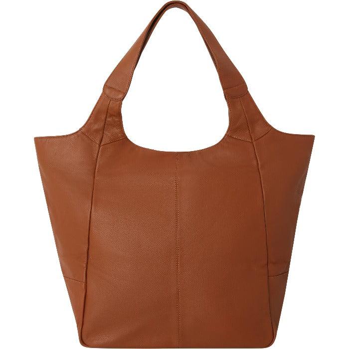 Camel Large Pocket Tote Shoulder Bag - Brix + Bailey