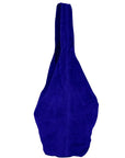 Electric Blue Soft Suede Hobo Shoulder Bag - Brix + Bailey