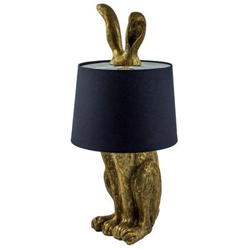 Gold Hare Rabbit Ears Large Lamp - Brix + Bailey