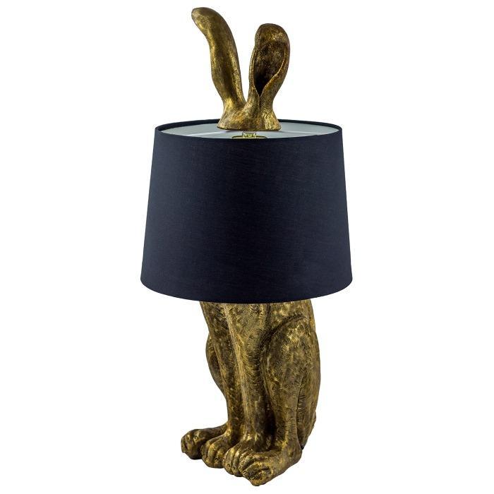 Gold Hare Rabbit Ears Large Lamp - Brix + Bailey