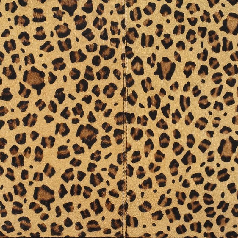 Leopard Print Cowhide Leather Backpack - Brix + Bailey