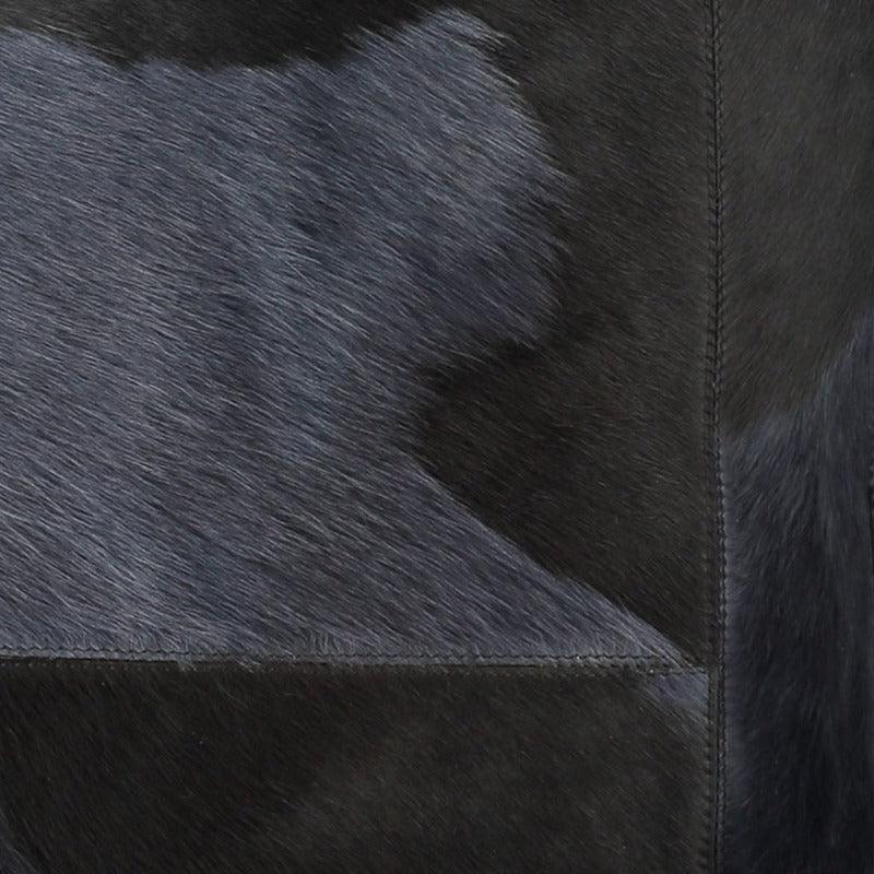 Navy Blue Women's Bow Cowhide Leather Tote Bag - Brix + Bailey
