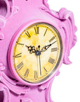 Pink Flocked Mantle Clock - Brix + Bailey
