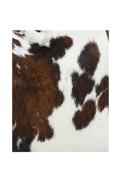 Spotted Cow Print Calf Hair Leather Tassel Grab Bag - Brix + Bailey