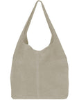 Stone Soft Suede Leather Hobo Bag - Brix + Bailey